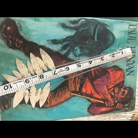 Anthropologie x MADE Flecha Silver Statement Necklace Ethical Artisan Kenya - Picture 8 of 10